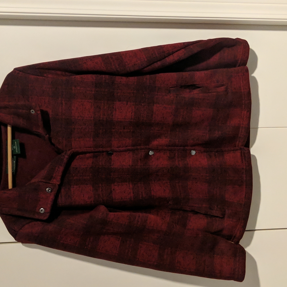 ⭐️Stillwater 🐴Red Plaid Snap Sweater